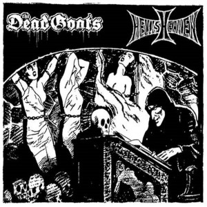 HELLISHEAVEN / THE DEAD GOATS-Split 7''