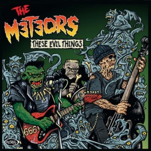 THE METEORS-These Evil Things LP