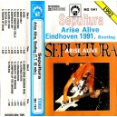 SEPULTURA-Arise Alive Einhoven 1991, Bootleg MC