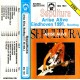 SEPULTURA-Arise Alive Einhoven 1991, Bootleg MC