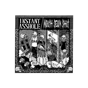 INSTANT ASSHOLE / MOUTH SEWN SHUT-Split 7''